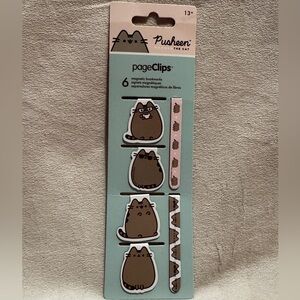 Pusheen Cat Magnetic Bookmarks NWT